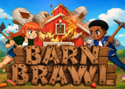 Barn Brawl Steam Store Box Art