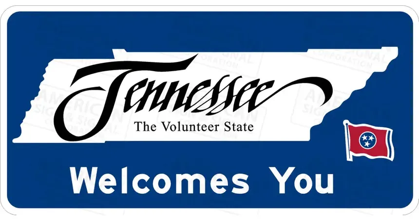 TN Welcome Sign
